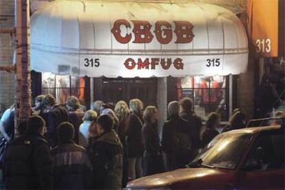 La entrada al CBGB de Nueva York, el pasado mes de mayo.