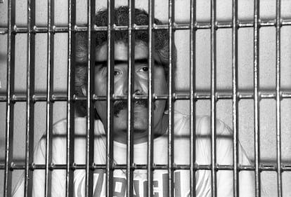 El narcotraficante mexicano Rafael Caro Quintero en prisión por el asesinato en 1985 del agente de la DEA de Estados Unidos, Enrique Camarena.