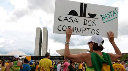 Protesto em Brasília no último dia 4.