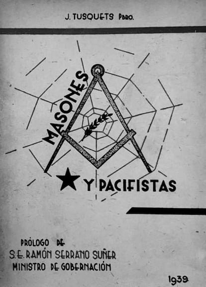 Portada de 'Masones y pacifistas', de Juan Tusquets.