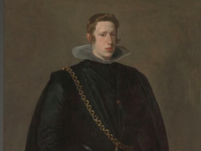 Retrato de Felipe IV, por Velázquez.