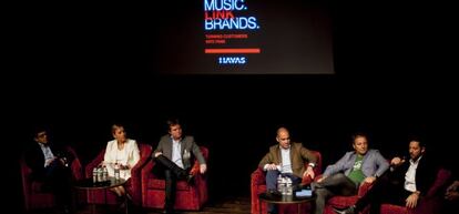 David Bisbal en el coloquio de presentación del estudio de Havas Se.