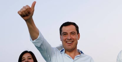 El presidente andaluz en funciones, Juan Manuel Moreno Bonilla.