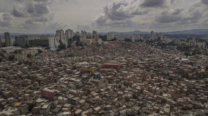 La favela de Paraisópolis, en São Paulo (Brasil).