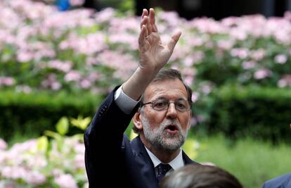 Mariano Rajoy, durante una reciente visita a Bruselas. .