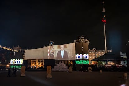 El presidente de Estados Unidos, Joe Biden, interviene en la celebración del Bicentenario.