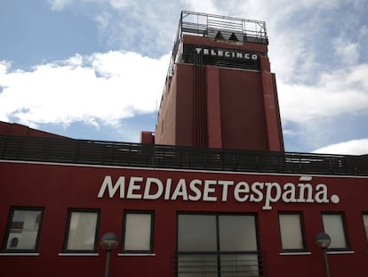 Sede de Mediaset España, en Madrid. 