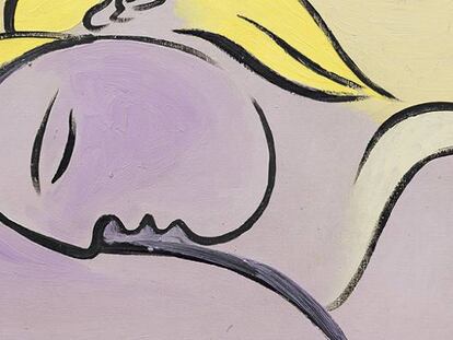 ‘Mujer con cabello amarillo’, de Pablo Picasso, obra que se expondrá en el Guggenheim.