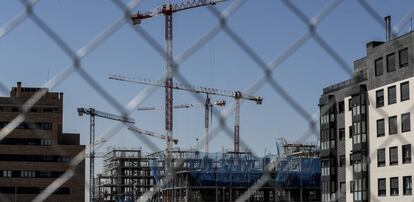 Construcción de viviendas en la Comunidad de Madrid.