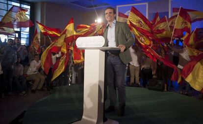 Pablo Casado en Málaga el 12 de Octubre.