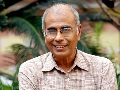 El activista Narendra Dabholkar, en 2008.