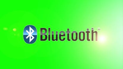 logo bluetooth con fondo verde