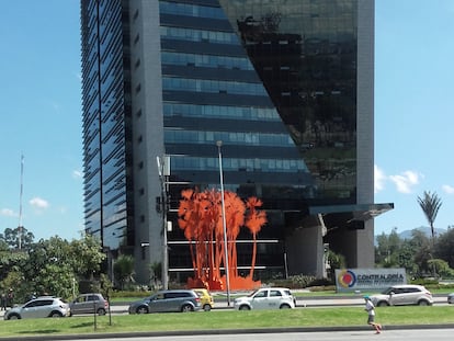 El edificio sede de la Contraloría General de la República, en Bogotá (Colombia), en diciembre de 2017.