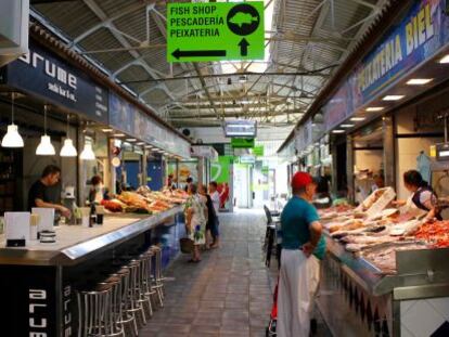 Mercado de Santa Catalina, en Palma de Mallorca.