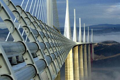 Imagen del puente de Millau.