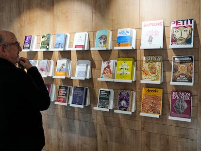 El empresario Jaume Roures este martes en la Casa Abacus, un espacio en el centro de Barcelona que la cooperativa Abacus ha inaugurado para la creación de contenidos en catalán, tanto en el ámbito editorial como audiovisual.