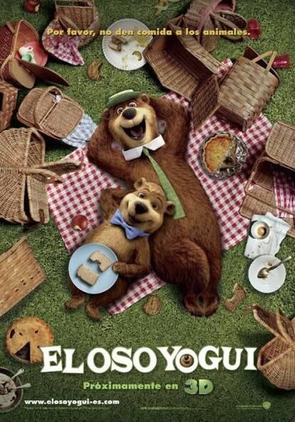 Cartel de El oso Yogui