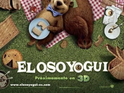 Cartel de El oso Yogui