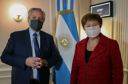 Alberto Fernandez y Kristalina Georgieva