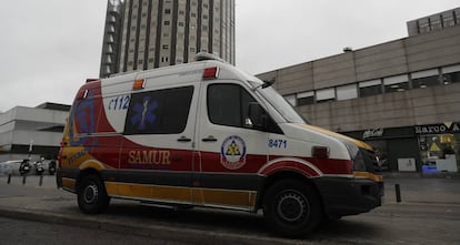 Una ambulancia del Samur-Protecci&oacute;n Civil, en una imagen de archivo.