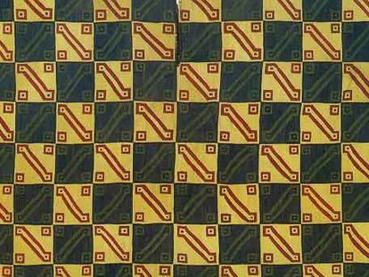 'Horizonte tardío', dibujo sobre una túnica de camélido, del Textile Museum.