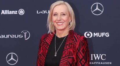 Martina Navratilova, en Mónaco, en febrero de 2018.