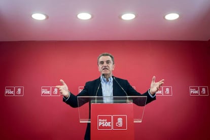 El portavoz del PSOE en la Comunidad de Madrid, José Manuel Franco. 