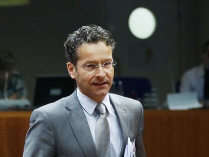 Eurogroup president, Dutch Finance Minister Jeroen Dijsselbloem. 