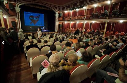 Gala de clausura del Festival Alcine en Alcal&aacute; de Henares.