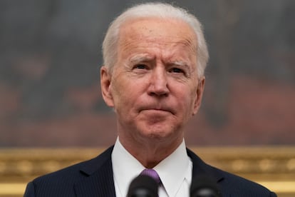 El presidente estadounidense Joe Biden, en la Casa Blanca.