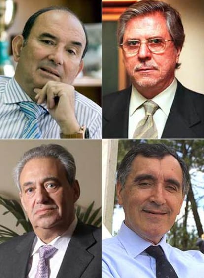 Félix Revuelta, Albert Costafreda, Manuel Jove y José María Castellano.
