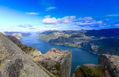 Púlpito de Preikestolen.