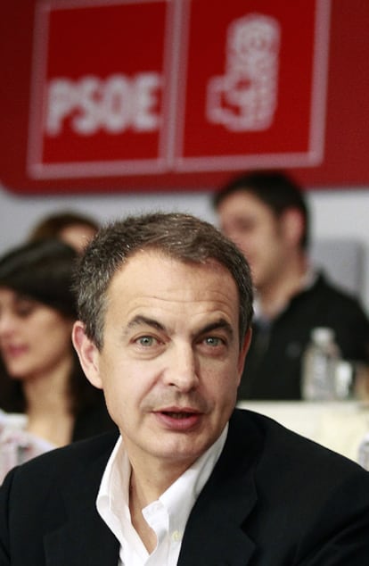 Rodríguez Zapatero en el Comité Federal del PSOE