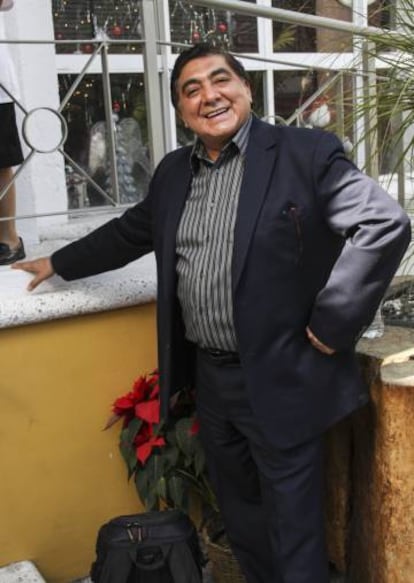 El comediante Carlos Bonavides en diciembre.