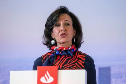 La presidenta del Banco Santander, Ana Botín