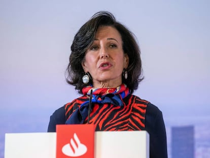 La presidenta del Banco Santander, Ana Botín