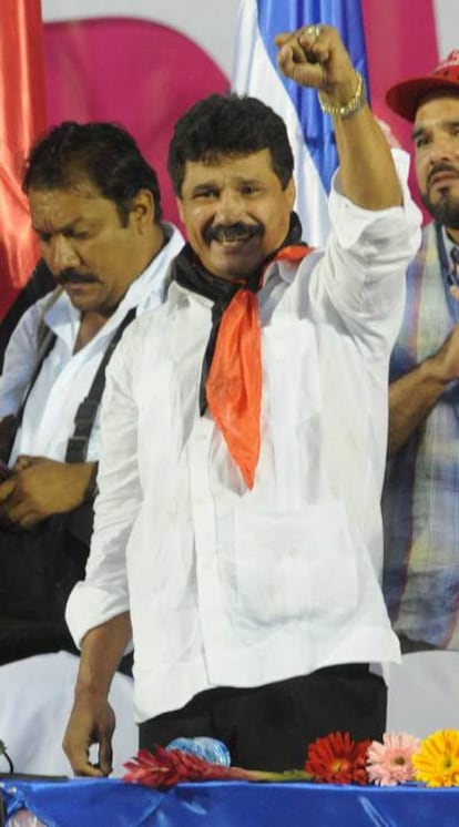 Alexis Argüello, tras ser elegido alcalde de Managua en noviembre de 2008.