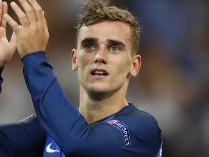 Antoine Griezmann, delantero de la selecci&oacute;n francesa.