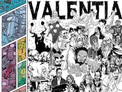 Portada de 'Valentia', un nuevo cómic
