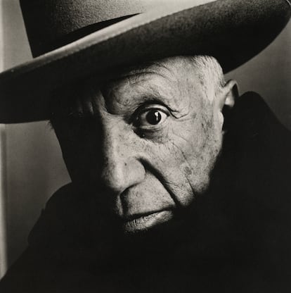 Retrato de Pablo Picasso en Cannes (1957).