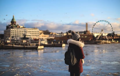 Imagen de Helsinki, desde el puerto sur