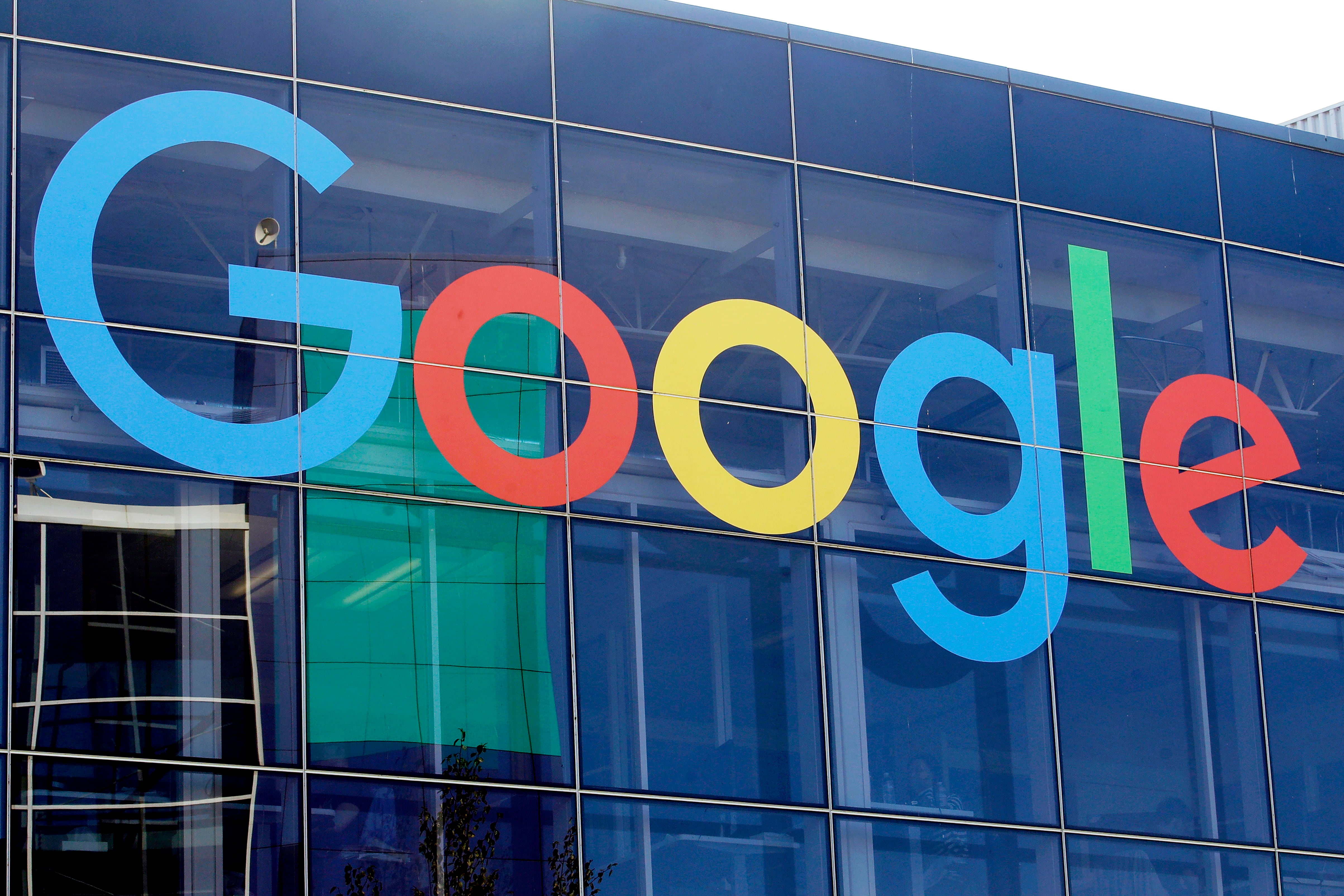 Un edificio de Google en Mountain View, donde está su sede central, en California, Estados Unidos. 