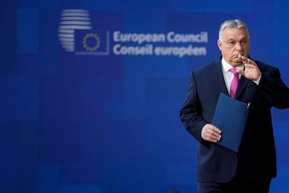 Viktor Orbán, el primer ministro de Hungría, la pasada semana en Bruselas.