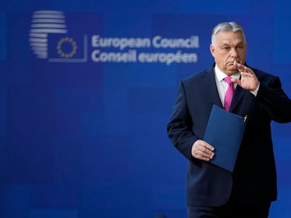 Viktor Orbán, el primer ministro de Hungría, la pasada semana en Bruselas.