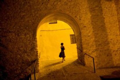 Una calle de la localidad gaditana de Vejer de la Frontera.