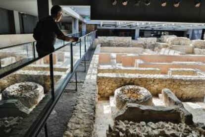 Antiguas termas romanas de Valencia, en el Museo de L'Almoina.