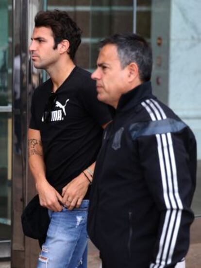 Cesc con Mi&ntilde;ano en Washington