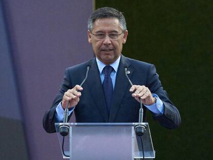 El president del Barcelona, Josep Maria Bartomeu, en una imatge d'arxiu.