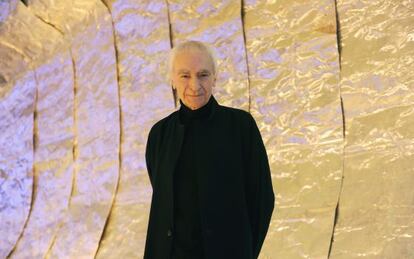 Massimo Vignelli, en noviembre de 2011 en Mil&aacute;n.