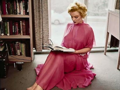 Marilyn Monroe, en su casa.